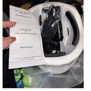 ProRider Bicycle Safety Helmet Blue White Vented Bike Helmet